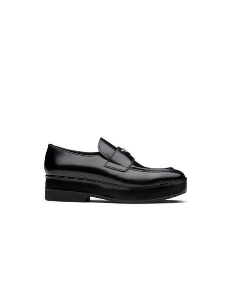 prada mocasines de piel